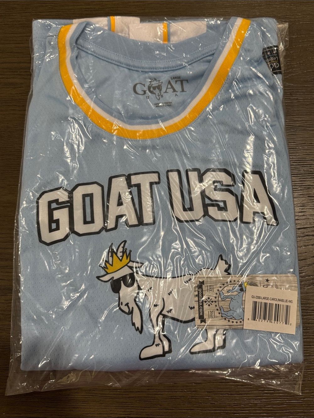 GOAT USA OG Basketball Jersey NWT L